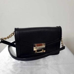Karl Lagerfeld Paris crossbody black mini bag